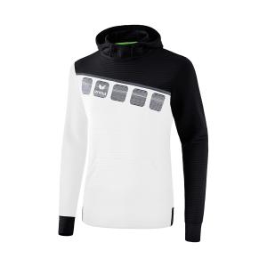1071903-sweat-a-capuche-enfant-erima-5-c-blanc-noir-gris