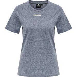 211278-8273-t-shirt-femme-hummel-hmlzandra-bleu-chine