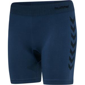 212556-7642-short-de-compression-femme-hummel-hmlfirst-training-bleu-marine