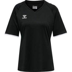 213923-2001-t-shirt-femme-hummel-hmlcore-volley-noir