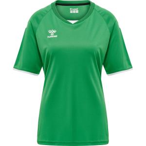 213923-6235-t-shirt-femme-hummel-hmlhmlcore-volley-vert-blanc