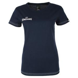 3003075-na-t-shirt-femme-spalding-team-ii-bleu-marine