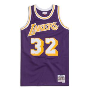 maillot-los-angeles-lakers-magic-johnson-32-violet-jaune