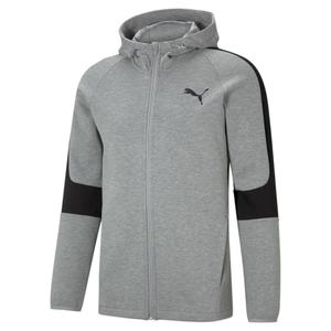 585812-03-sweatshirt-a-capuche-full-zip-puma-evostripe-core-gris-chine