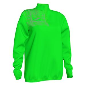 901402-020-sweatshirt-femme-joma-elite-viii-1-2-zip-vert-fluo