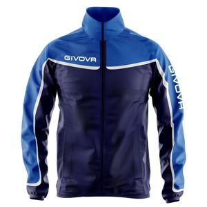 rj006-0204-veste-impermeable-avec-maille-enfant-givova-royal-blue-navy-blue