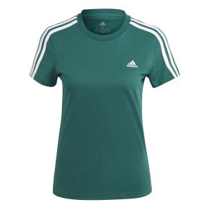im2789-t-shirt-slim-femme-adidas-essentials-3-stripes-cgreen-white