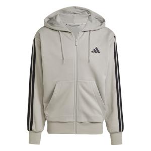 jx0747-sweatshirt-a-capuche-full-zip-adidas-essentials-3-stripes-metgry-black
