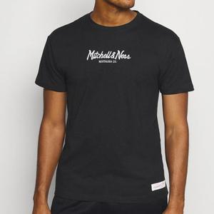 ssteintl871-mnnblck-t-shirt-mitchell-ness-classic-logo-noir-blanc