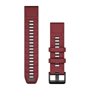 010-13392-06-bracelet-de-montre-garmin-quickfitr-22-marsala-graphite-silicone-124-mm