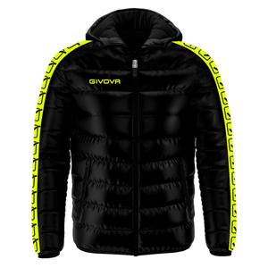 g022-1910-doudoune-bande-enfant-givova-olanda-fluo-yellow-black
