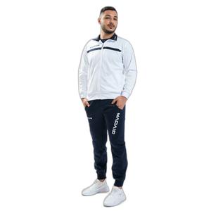 tt012-0304-survetement-zippe-polaire-givova-one-white-navy-blue