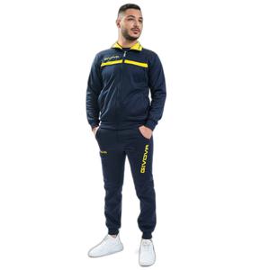 tt012-0407-survetement-zippe-polaire-givova-one-navy-blue-amarillo