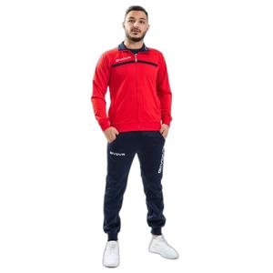 tt012-1204-survetement-zippe-polaire-givova-one-red-navy-blue