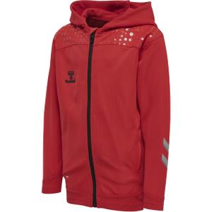 207412-3062-sweatshirt-a-capuche-zip-enfant-hummel-lead-poly-red