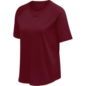 214243-3661-t-shirt-femme-hummel-mt-vanja-red-red