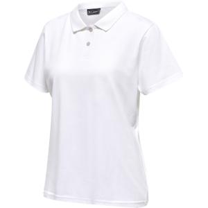 215115-9001-polo-femme-hummel-red-classic-white