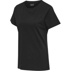 215121-2001-t-shirt-femme-hummel-red-basic-black