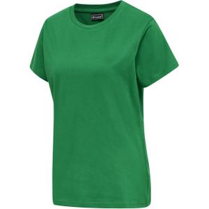 215121-6411-t-shirt-femme-hummel-red-basic-green-green-green