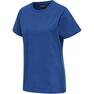 215121-7045-t-shirt-femme-hummel-red-basic-blue-blue