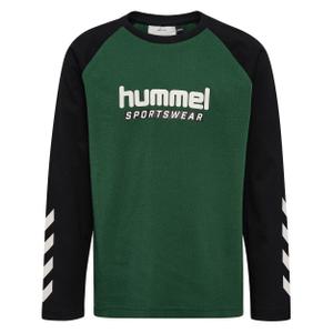 229743-6195-t-shirt-manches-longues-enfant-hummel-logo-dark-green