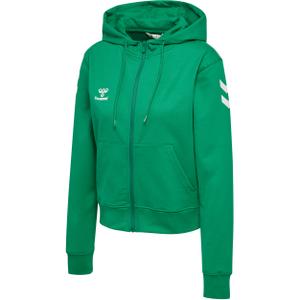 235117-6235-sweatshirt-a-capuche-zippe-femme-hummel-go-2-0-chevron-jelly-bean