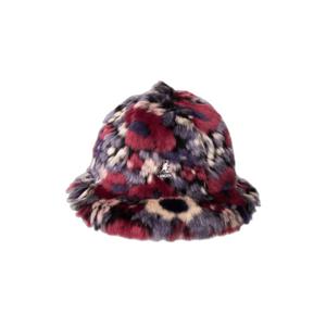 k4190st-pm521-bob-kangol-faux-fur-casual-purple-multi-camo-flower