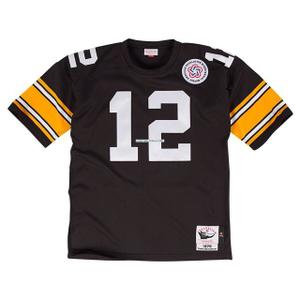 ajy6cp18042-pstblck75tbd-maillot-authentique-mitchell-ness-pittsburgh-steelers-nfl-terry-bradshaw-1975-black