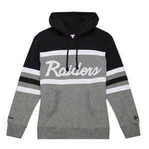 fphdsc19029-oragybk-sweatshirt-a-capuche-oakland-raiders-nfl-head-coach-grey-black