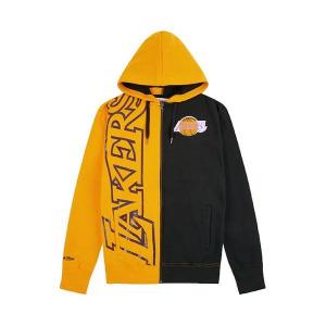 fpzp3422-lalyypppylbk-sweatshirt-a-capuche-la-lakers-yellow-black