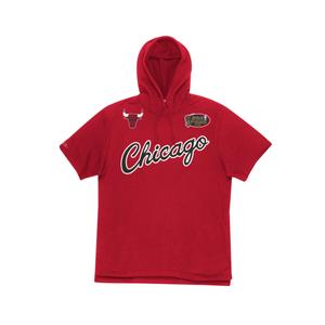 hdssaj19074-cbuscar-sweatshirt-a-capuche-manches-courtes-mitchell-ness-gameday-chicago-bulls-scarlet