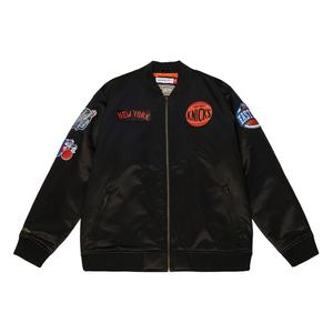 ojzp5129-nykyypppblck-blouson-en-satin-new-york-knicks-flight-nba-black