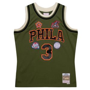 smjy4847-p7696aivdkgn-maillot-philadelphia-76ers-nba-flight-swingman-1996-allen-iverson-dark-green