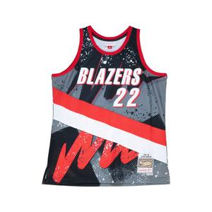 tfsm1253-ptb91cdrblck-maillot-portland-trail-blazers-nba-hyper-hoops-swingman-jersey-trail-blazers-1991-clyde-drexler-black