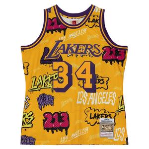 tfsm4768-lal96sonyell-maillot-avec-autocollant-slap-los-angeles-lakers-swingman-1996-97-yellow