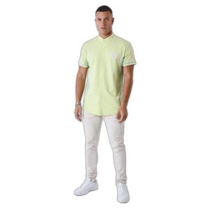 2310053-fl2-chemise-col-mao-bicolore-project-x-paris-jaune