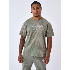 2310071-cg-t-shirt-motif-all-over-feuilles-de-palmier-project-x-paris-cg