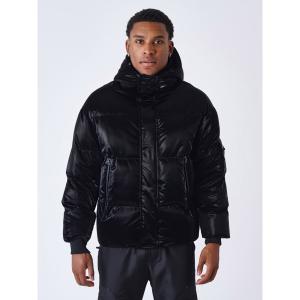 2451010-bk-doudoune-ultra-brillante-a-capuche-project-x-paris-bk