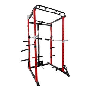 p2i820000-cage-de-musculation-pure2improve-powerrack-rouge-noir-145x111x215-cm