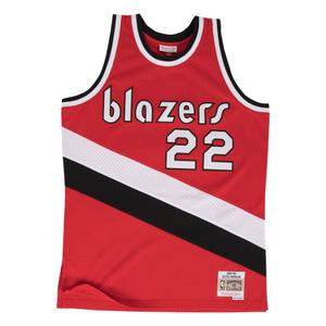 smjyac18099-ptbscar83cdr-maillot-portland-trailblazers-swingman-clyde-drexler-22-rouge-noir