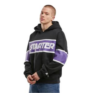 st408-02807-sweatshirt-a-capuche-starter-starter-across-stripe-noir-violet