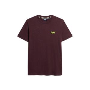m1011245a-c4t-t-shirt-en-coton-bio-superdry-essential-logo-port-tawny-chine-jaune-fluo