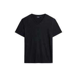 m1011889a-98t-t-shirt-flamme-et-col-en-v-superdry-bleu-marine-eclipse