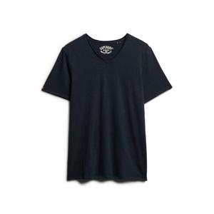 m1012077a-98t-t-shirt-flamme-a-col-v-et-bords-bruts-superdry-bleu-marine-eclipse