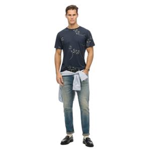 m1012315a-f8t-t-shirt-imprime-superdry-classic-essential-bleu-marin-sparse-orchidee