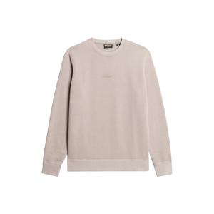m2014007a-1pc-sweatshirt-superdry-micro-logo-beige-fonce-flamme