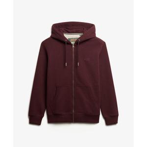 m2014128a-i1m-sweatshirt-a-capuche-zippe-a-logo-essential-superdry-porto-tawny-chine