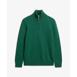 m6110648a-20e-pull-a-col-zippe-superdry-classics-henley-vert-foret