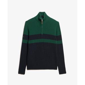 m6110651a-gzs-pull-raye-a-col-zippe-superdry-classic-bleu-marine-vert