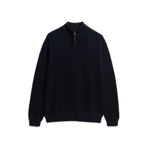 m6110682a-xkp-pull-texture-en-coton-a-col-camionneur-superdry-bleu-marine-eclipse-twist